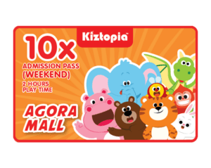 Kiztopia Indonesia Agora Mall 10 Admission (Weekday) - 2 Hours Ticket