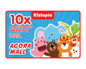 Kiztopia Indonesia Agora Mall 10 Admission (Weekend) - 3 Hours Ticket